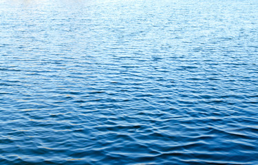 blue river with water waves