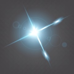 Creative concept Vector set of glow light effect stars bursts with sparkles isolated on black background. For illustration template art design, banner for Christmas celebrate, magic flash energy ray.