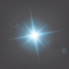 Creative concept Vector set of glow light effect stars bursts with sparkles isolated on black background. For illustration template art design, banner for Christmas celebrate, magic flash energy ray.