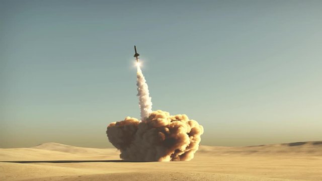 rocket start from desert