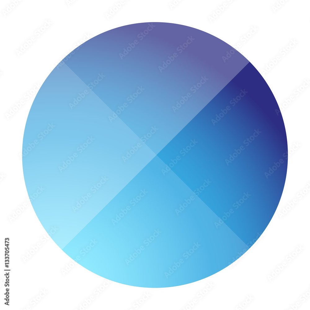 Aufkleber empty button vector flat