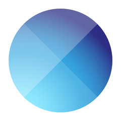 Empty button vector flat