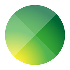 Empty button vector flat