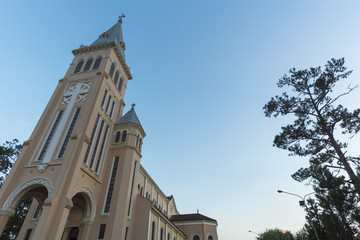 Donmain Marie Church in Dalat, Lam dong province, Vietnam