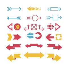 Arrow web icon vector illustration.