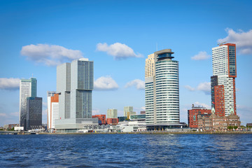 Fototapeta na wymiar Rotterdam skyline