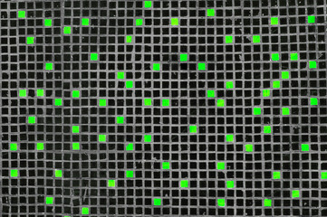 abstract, a mosaic tiles black and green