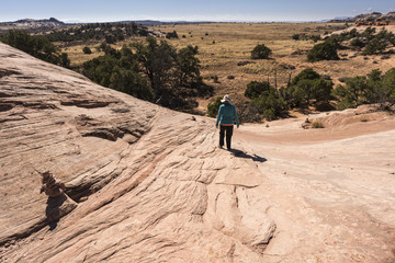 Hiking the Aztec Butte Trail, Canyonlands National Park, Island in the Sky District