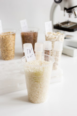 concept healthy food inspection in laboratory no one