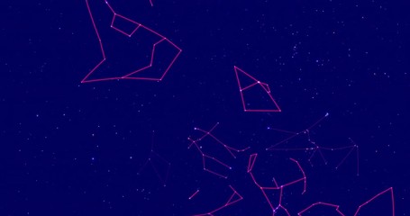 Constellations Appear in the Night Sky