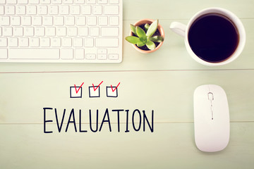 Evaluation concept with workstation