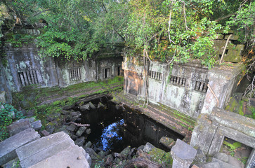 Beng Mealea or Bung Mealea - a temple in the Angkor Wat period -  Cambodia
