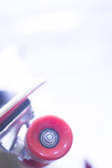 Skateboard in skate store