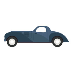 Retro car vector illustration.