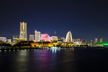 modern city night view