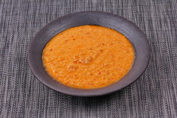  Fish curry in coconut milk with herb.