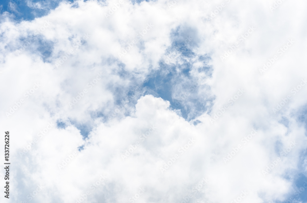 Canvas Prints looking up at cloudy with sky