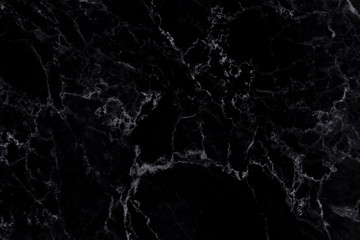 Obraz premium Black marble natural pattern for background and design.