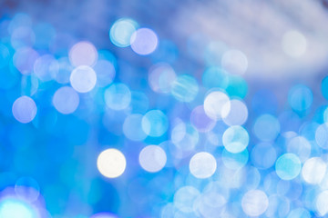 blurred background abstract blue bokeh light