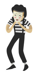 mime clown artist