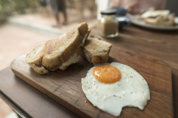 breakfast on table