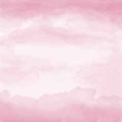 Watercolor artistic hand-painted pink textured abstract background 