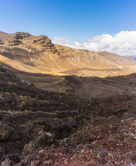 Naklejka premium Beautiful landscape of Tongariro national park