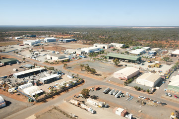 Fototapeta na wymiar Industrial Area - Kalgoorlie - Australia