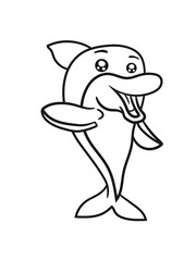 Waving, cute, delicate, cute, cute, comic, cartoon, grin, smile, funny