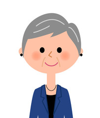 シニア女性　おしゃれ