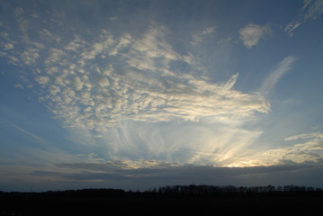 Sunset over Leflore Co., Missisippi