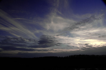 Sunset over Leflore Co., Mississippi