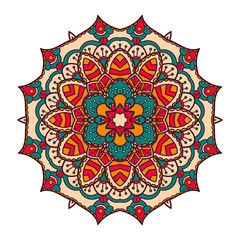 Mandala. Ethnic decorative element.