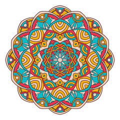 Mandala. Ethnic decorative element.
