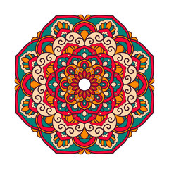 Mandala. Ethnic decorative element.