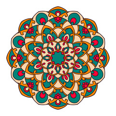 Mandala. Ethnic decorative element.