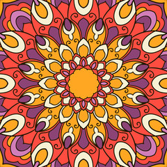 Mandala. Ethnic decorative element.