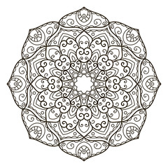 Mandala. Ethnic decorative element.