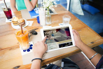 Ideas Creativity Planning Office Working Cafe Concept