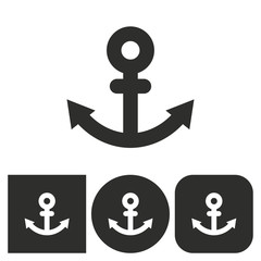 Anchor - vector icon.