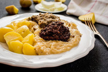 Traditional sausage meat