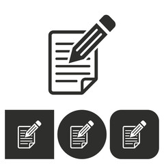 Fototapeta premium Registration - vector icon.