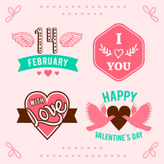hand-lettered vintage st. valentines card