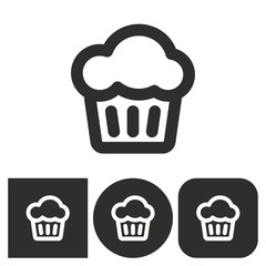 Cake - vector icon.