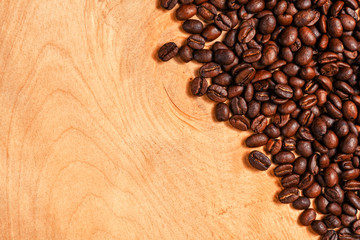 roasted coffee beans, can be used as a background
