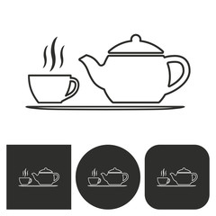 Tea - vector icon.