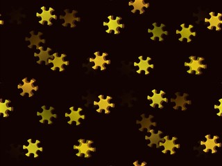 abstract background seamless colorful star flower six petals of light and dark pattern