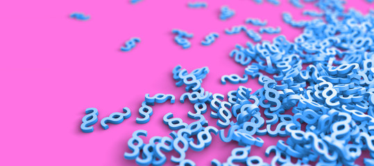 Paragraphen - Konzept Amt, Justiz, Steuern