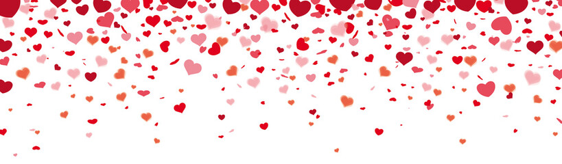Konfetti Herzen Header