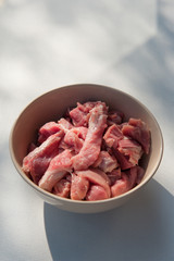 Fresh pork meat